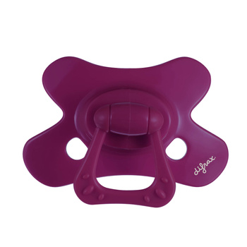 Difrax Smoczek uspokajający dla dzieci, 20 mies.+, Okrągły, Wildberry