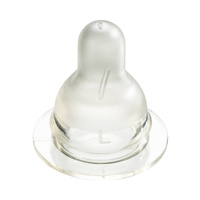 Difrax Smoczek na wąską butelkę, szybki przepływ, 2 szt.