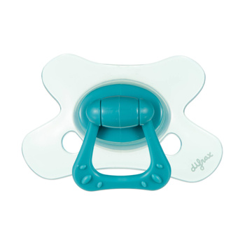 Difrax Smoczek uspokajający dla niemowląt, 12 mies.+, Okrągły, Ocean