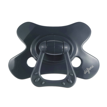 Difrax Smoczek uspokajający dla niemowląt, 12 mies.+, Okrągły, Blackberry