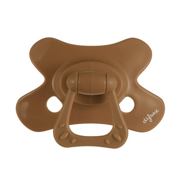 Difrax Smoczek uspokajający dla dzieci, 20 mies.+, Okrągły, Cinnamon