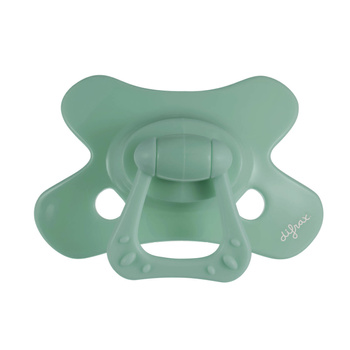 Difrax Smoczek uspokajający dla niemowląt, 12 mies.+, Okrągły, Sage