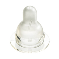 Difrax Smoczek na wąską butelkę, średni przepływ, 2 szt.